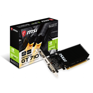Placa video MSI GeForce GT710, 1GB DDR3 (64bit), VGA, DVI, HDMI
